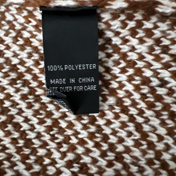 Fortune + Ivy Stitch Fix Sweater Womens Brown Stripe Cardigan Long Sleeve Pocket - Picture 7 of 9